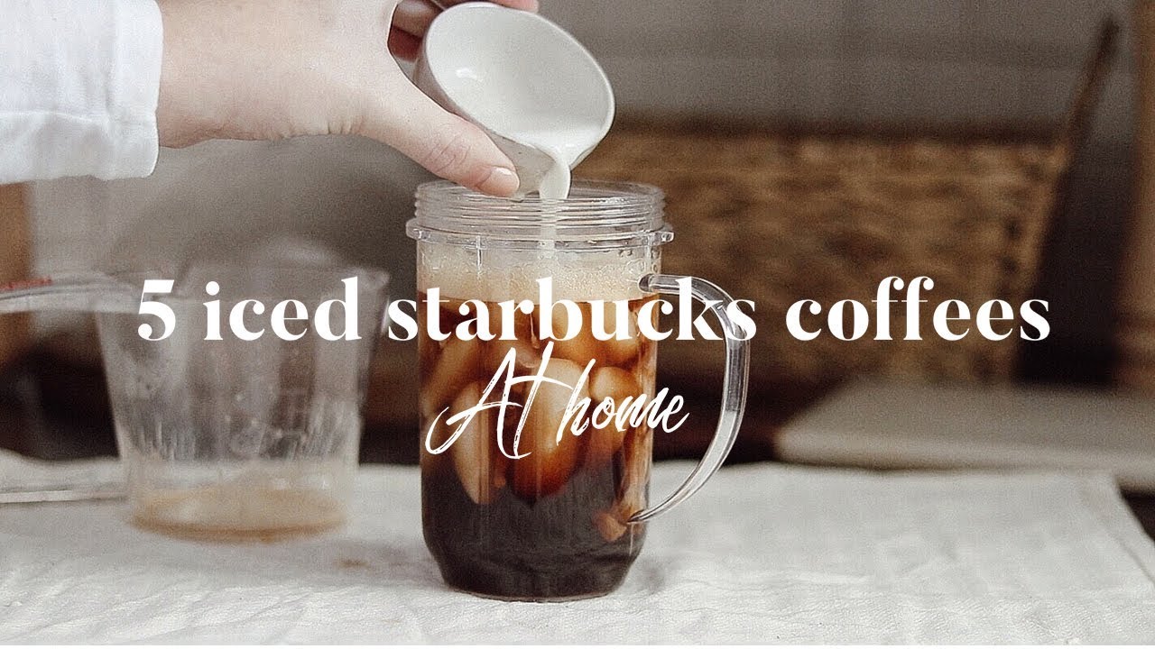 5 Iced Starbucks Drinks You Can Make AT HOME