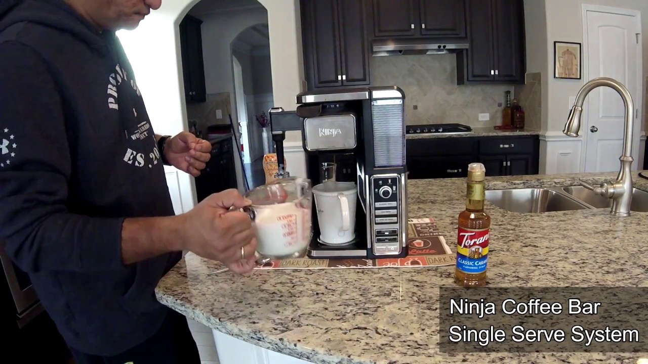 How to make a Caramel Macchiato with a Ninja Coffee Bar