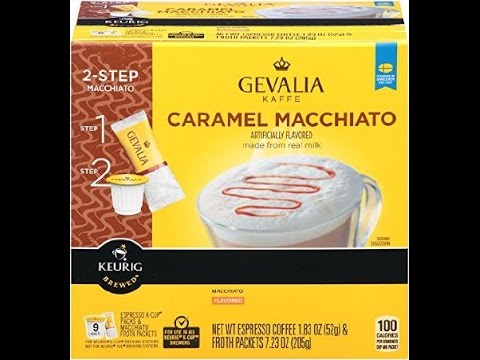 Gevalia Kaffe Caramel Macchiato Espresso Coffee K-Cups