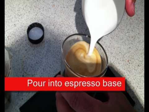 How to steam milk for coffee flat white or capuccino