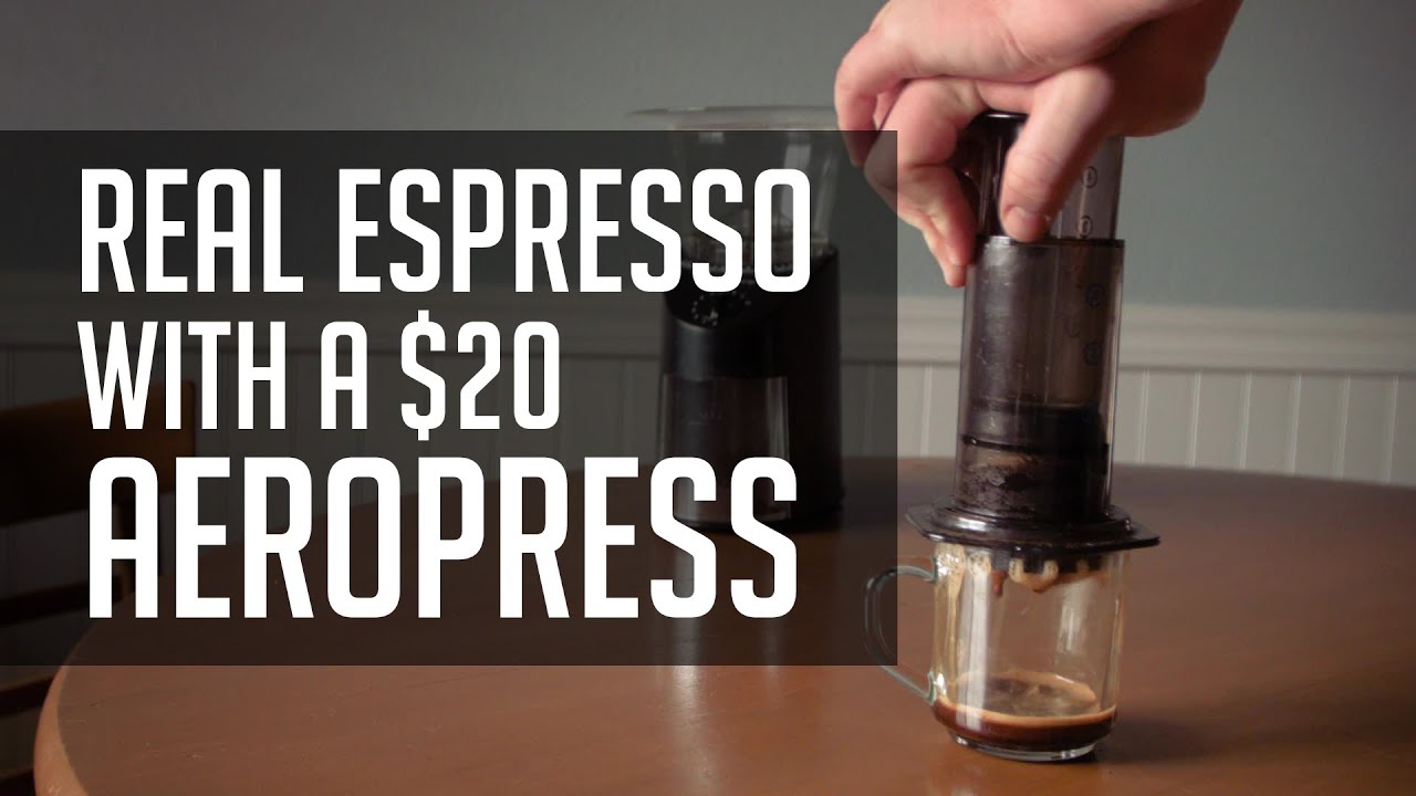 How to Make REAL Espresso With a $20 Aeropress! – Tutorial