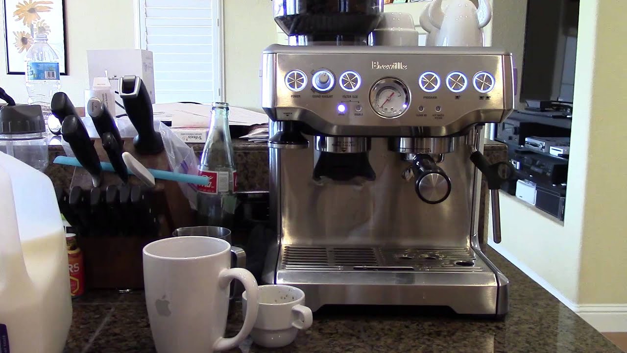 Cappuccino on the Breville Barista Express