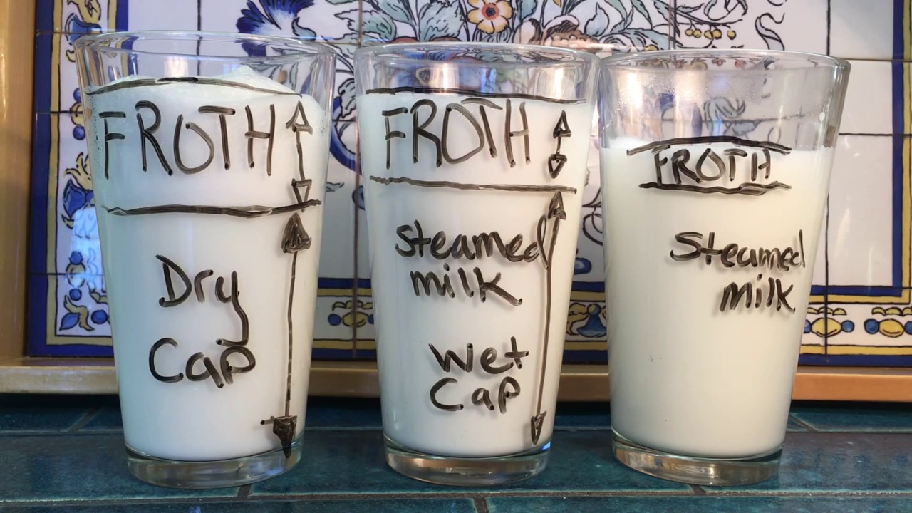 How To Steam Wet And Dry Cappuccinos – With Froth To Steamed Milk Comparison