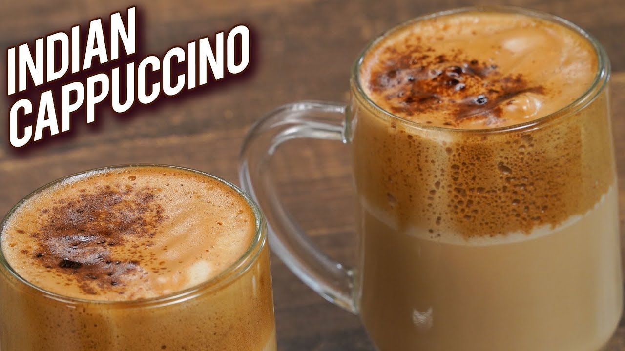 Indian Cappuccino – Quick And Easy Cappuccino Recipe – How To Make Hand Beaten Coffee…