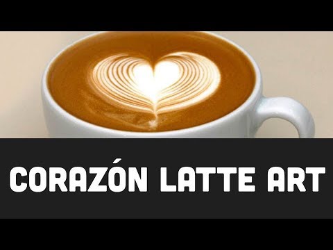 Como dibujar un corazón en el café // Latte Art