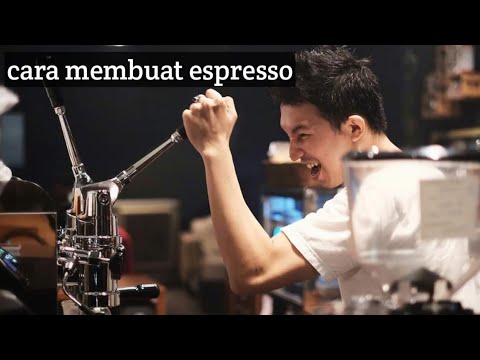 cara membuat espresso by krema koffie