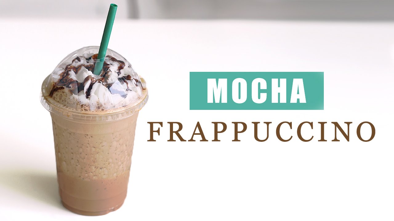 How to Make Starbucks Mocha Frappuccino – Copycat Recipe 스타벅스 모카 프라푸치노 만들기 – 한글자막
