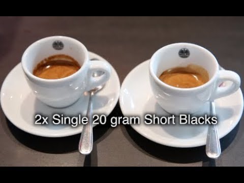 Making a Short Black, Doppio, Shlong and Long Black