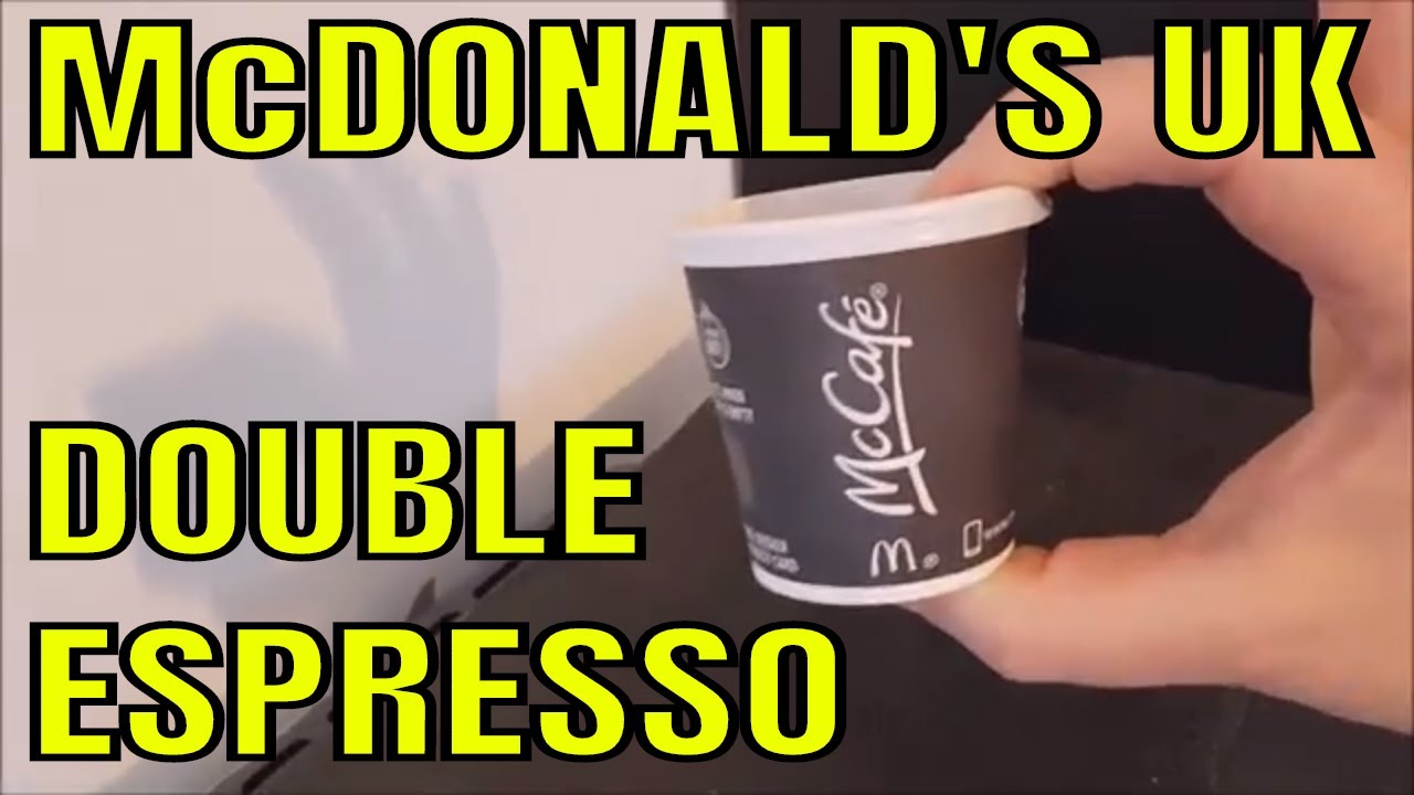 McDonald's UK – Double Espresso Coffee