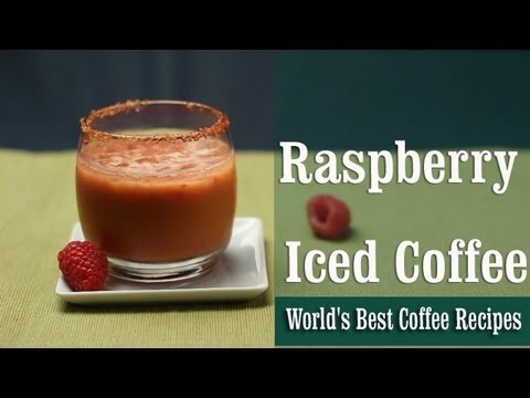Raspberry Iced Coffee | World's Best Coffee Recipes