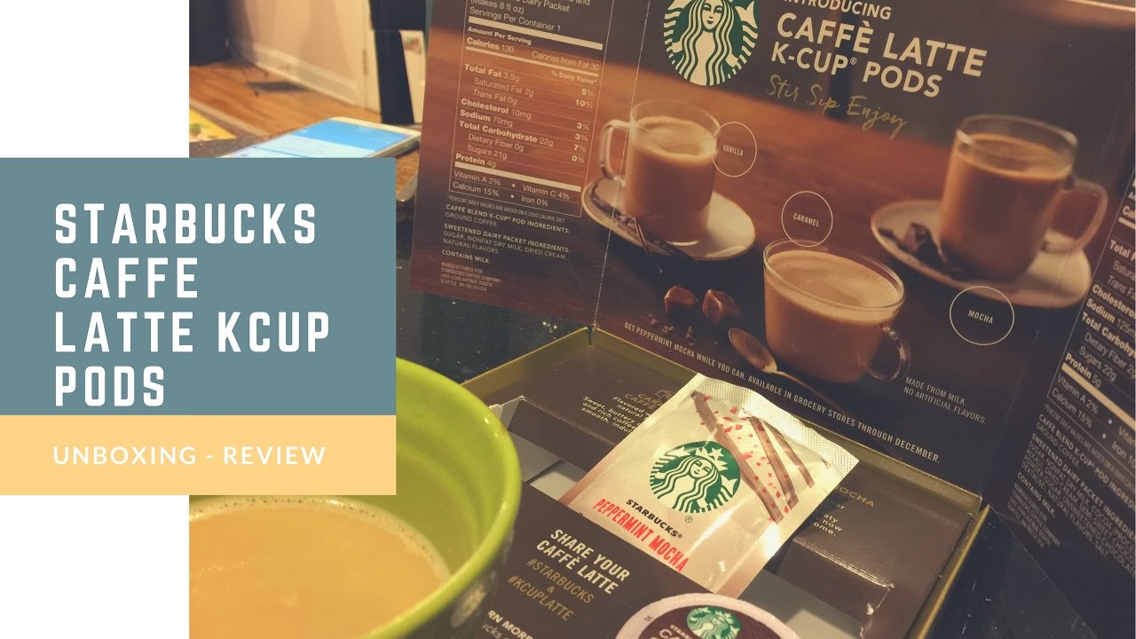 Starbucks Caffe Latte Kcup Pods Review