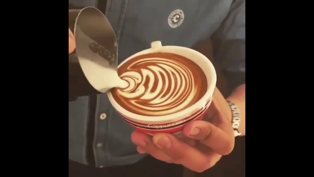 Cappuccino Latte Art – Coffee Art Tutorial – Flat White Barista Compilation – Coffee …