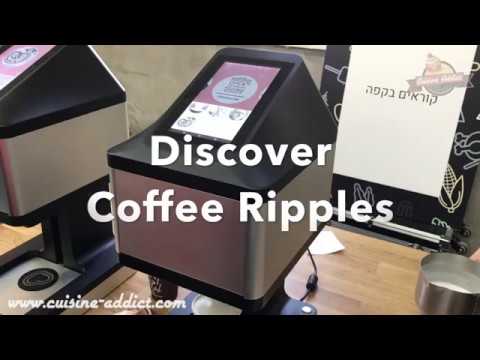 Coffee Ripples impression sur cafe latte