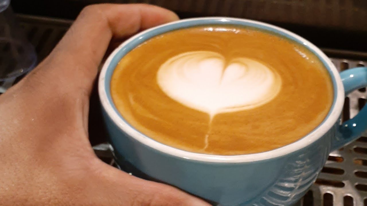 Cara buat latte art love
