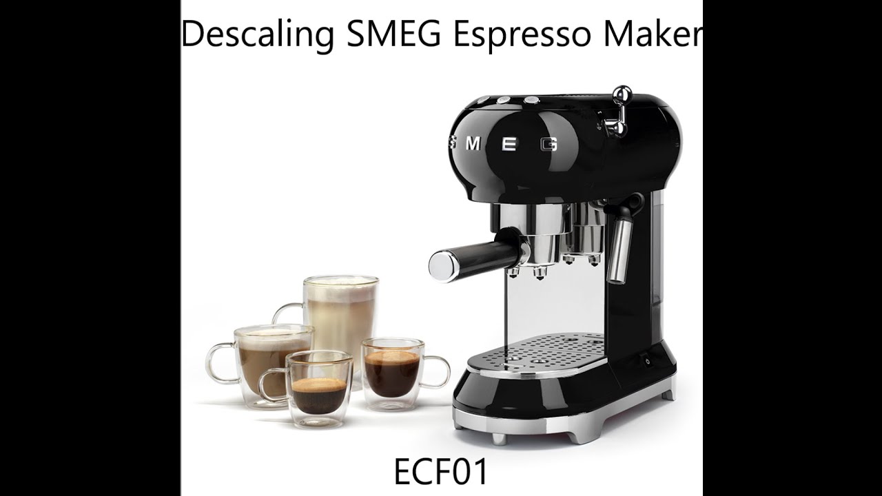 How to descale SMEG ECF01 Espresso Coffee Maker – Tutorial