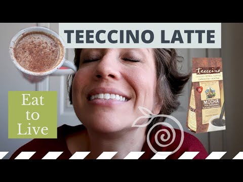 Teeccino Latte Recipe (No Caffeine Coffee Alternative!) // Eat to Live // Nutrit…