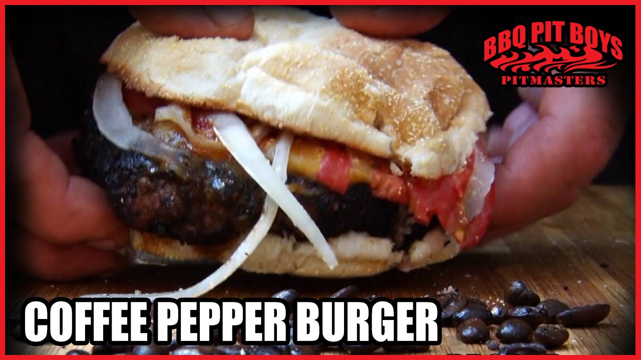Coffee Pepper Burgers recipe by the BBQ Pit Boys
