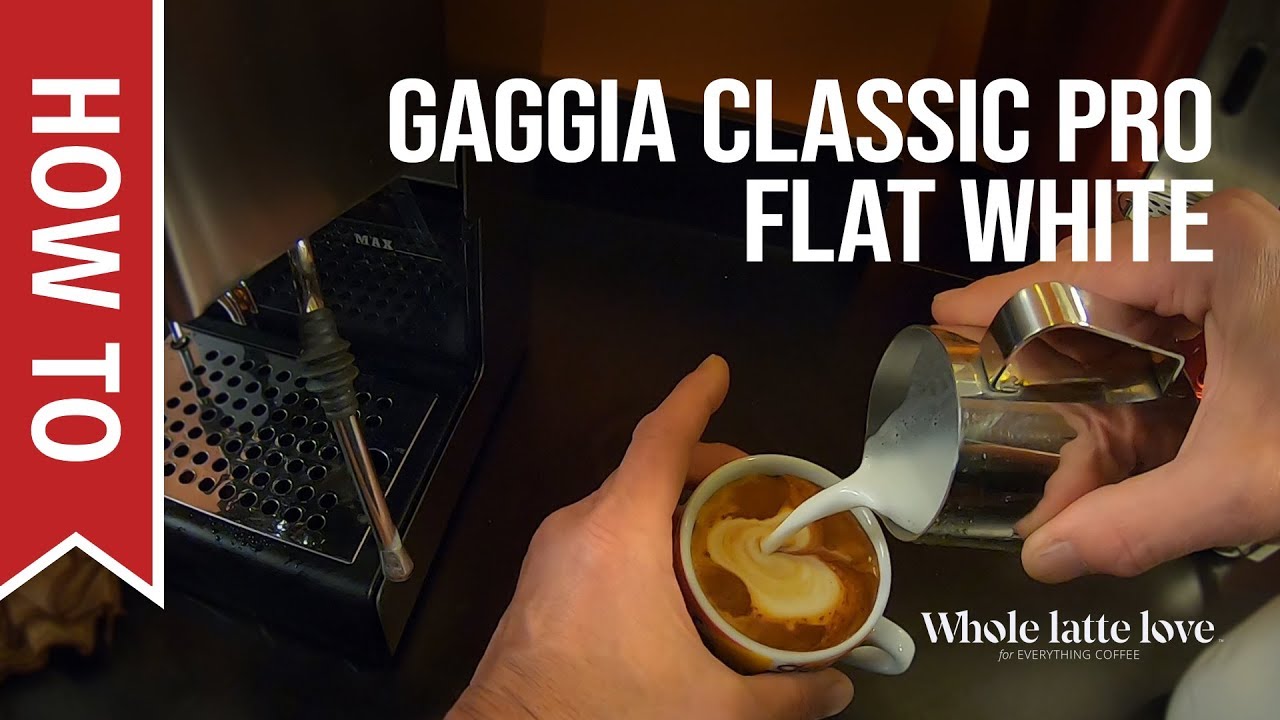 How to Make a Flat White on Gaggia Classic Pro Espresso Machine