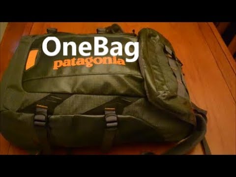 My ideal Patagonia Black Hole 35L pack and Tom Bihn Ristretto OneBag combo