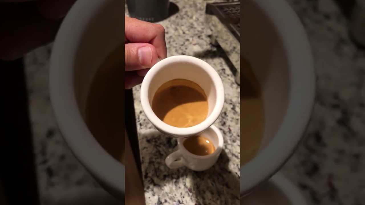 Pulling a double (espresso)