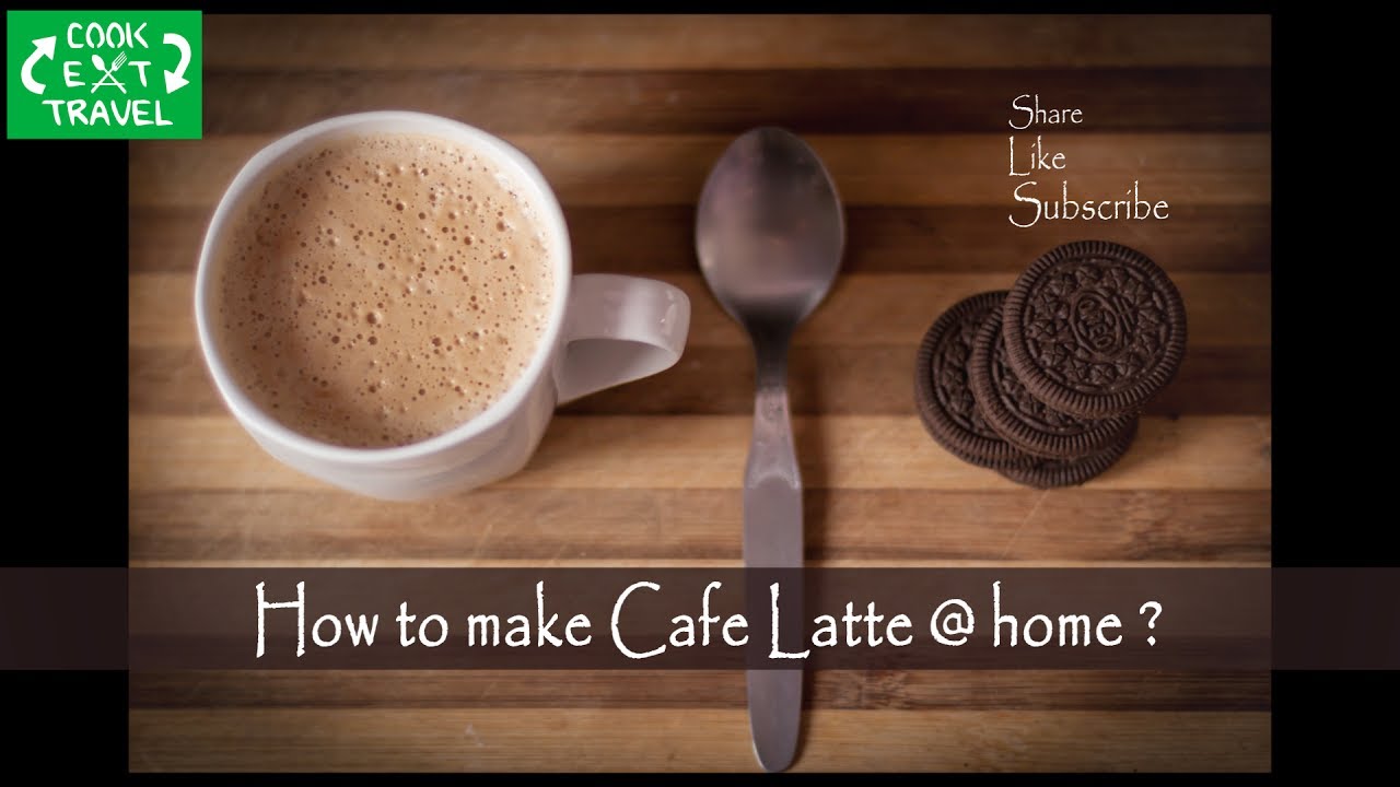 How to make Creamy Hot Coffee @ Home ? (cafe latte)
