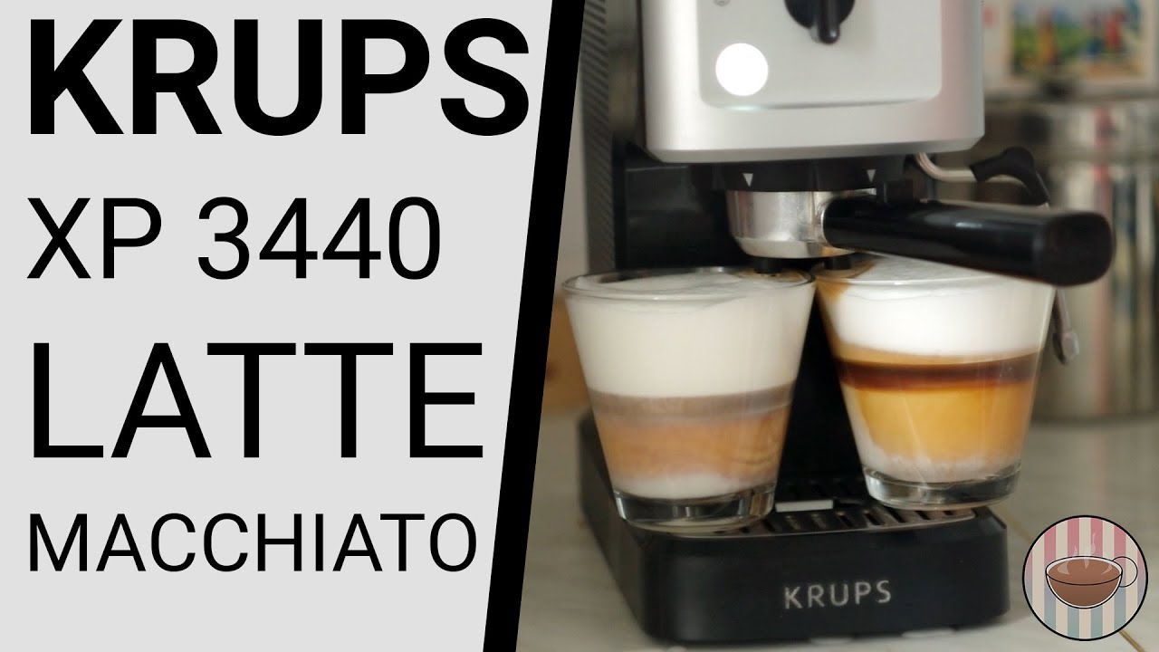 Krups XP 3440 Home Espresso Machine – Latte Macchiato