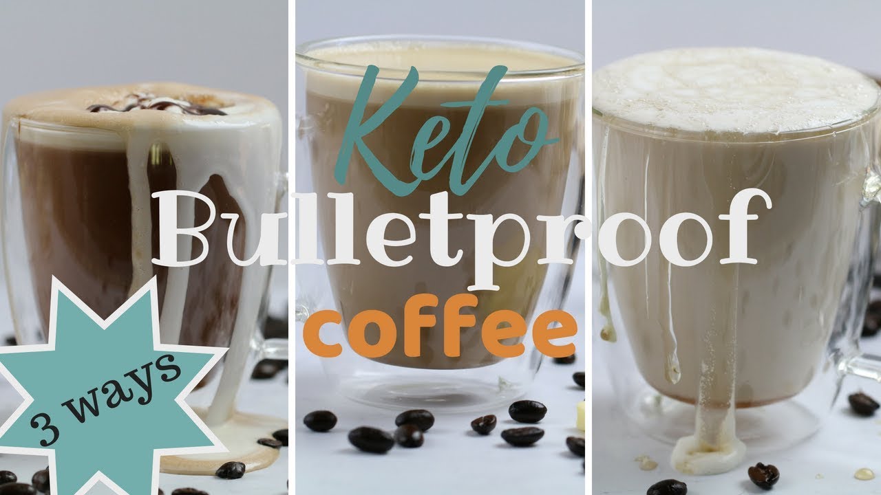 Keto Coffee THREE WAYS | How to Make Bulletproof Coffee | Keto Mocha | Low Carb Caram…