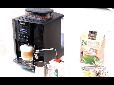 Ekspres do kawy KRUPS EA8160 z młynkiem – super latte i cappuccino