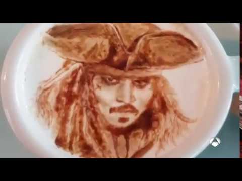 El arte de dibujar sobre café, "Latte Art"