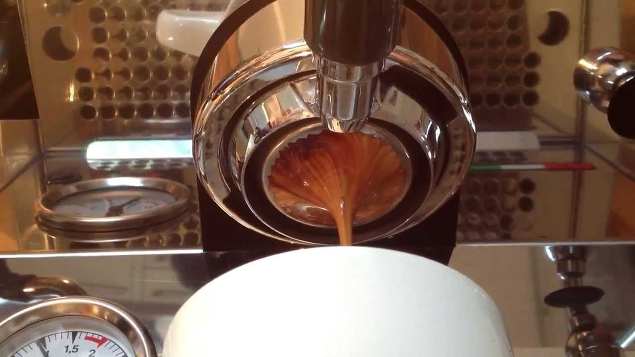 S.A.B. nobel lux (viennetta) double espresso shot bottomless portafilter