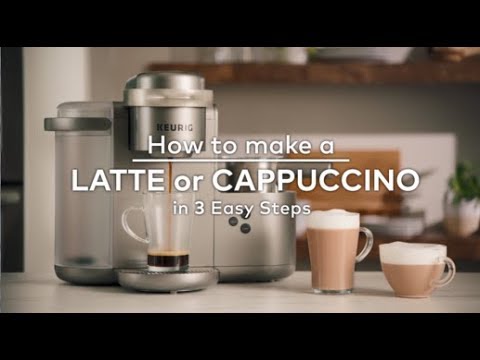 How to make a Latte or Cappuccino in 3 Easy Steps