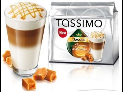 Tassimo for Caramel Macchiato and Expresso for cappuccino and latte macchiato