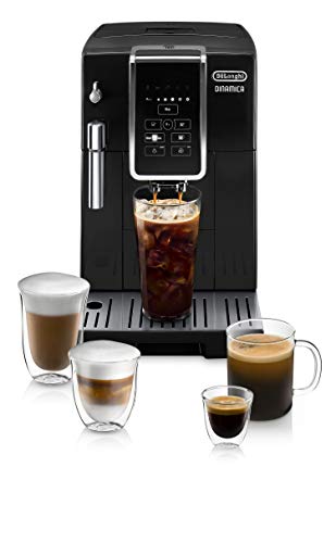 De’Longhi Dinamica Automatic Coffee & Espresso Machine TrueBrew (Iced-Coffee), Burr G…