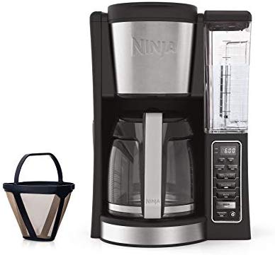 Ninja 12-Cup Programmable Coffee Maker with Classic and Rich Brews, 60 oz. Water Rese…