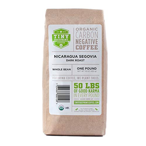 Tiny Footprint Coffee – Fair Trade Organic Nicaragua Segovia Dark Roast |Whole