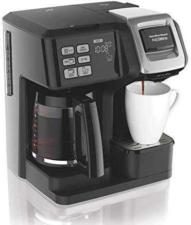 Hamilton Beach 49976 FlexBrew Coffee Maker, Single Serve & Full Pot, Compatible with …