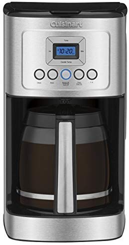 Cuisinart DCC-3200 Glass Carafe Handle Programmable Coffeemaker, 14 Cup Stainless Ste…