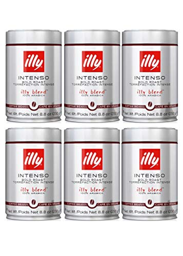 illy – Whole Bean Coffee – Bold Roast – 8.8 oz (250g) – Case Pack of 6
