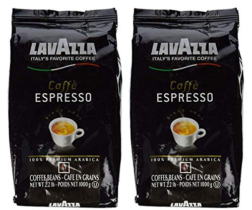 Lavazza Caffe Espresso Whole Bean Coffee Blend, Medium Roast, 2.2-Pound Bag