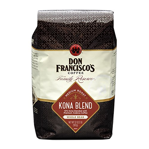 Don Francisco’s Whole Bean Kona Blend, Medium Roast Coffee (32-ounce bag)