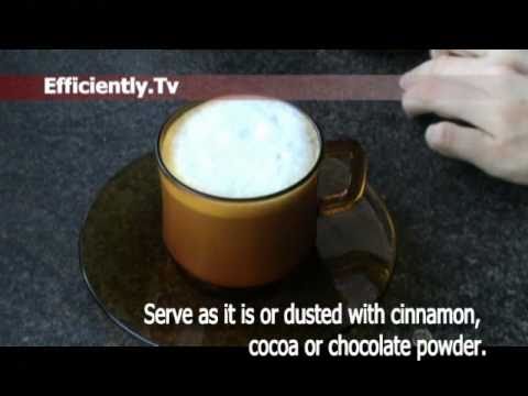 Fast, homemade cappuccino –easy in every situation :: Efficiently.Tv