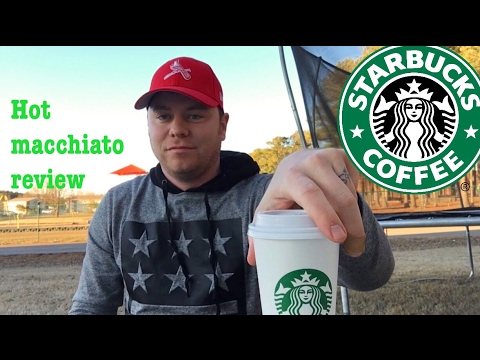 STARBUCKS HOT CARAMEL MACCHIATO DRINK REVIEW | THE SHOWSTOPPER SHOWS