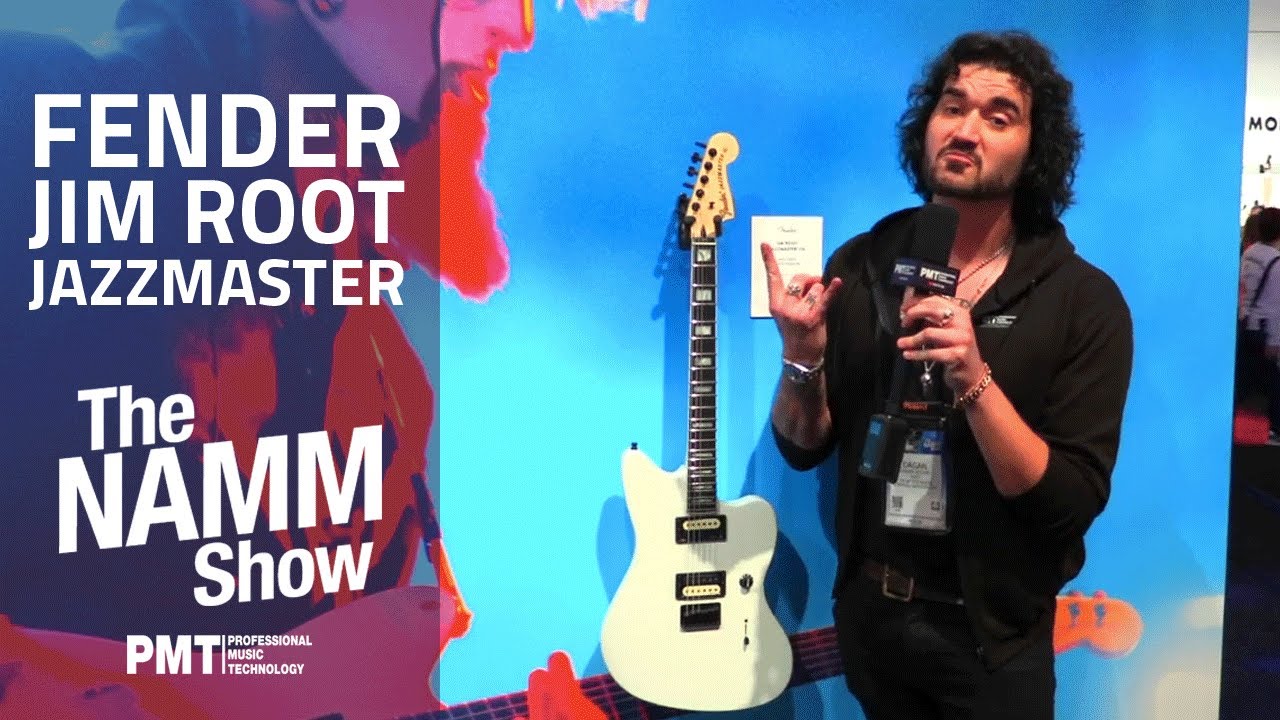 New Fender Jim Root Jazzmaster V4 Signature Model in Flat White | NAMM 2020