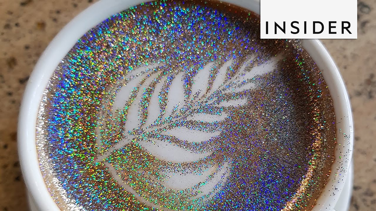 Glitter Cappuccino Is The Most Extra Drink