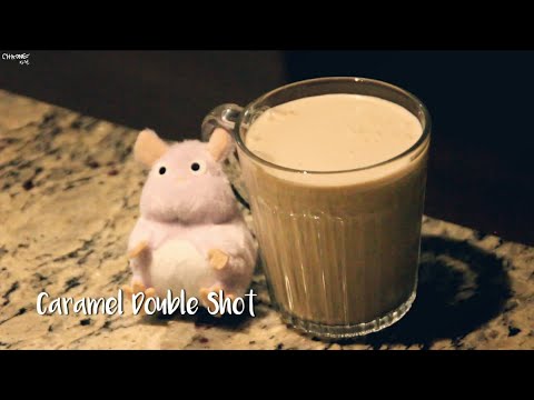 Caramel Double Shot 카라멜더블샷 홈카페 homecafe