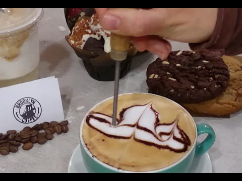 Cómo hacer café con dibujos fáciles y rápidos. Latte art.