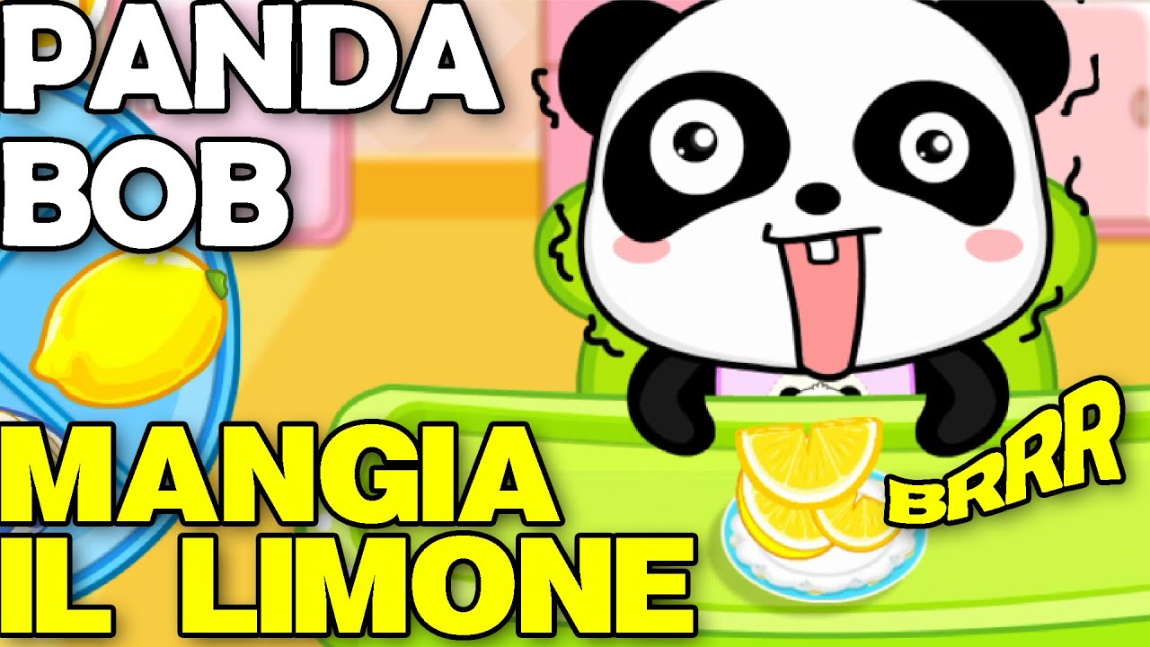 PANDA BOB – Mangia il LIMONE! – Cartone animato – app babybus baby panda care