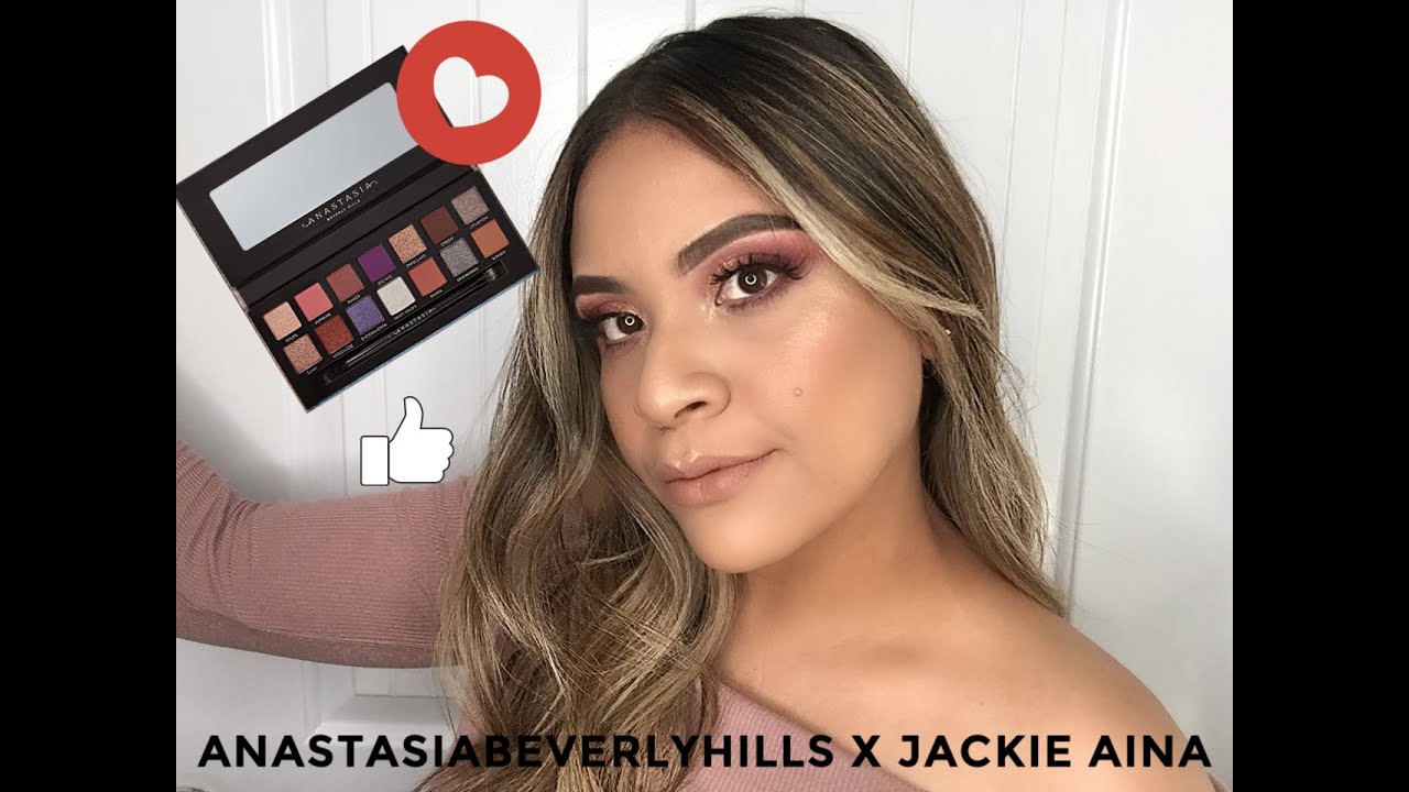 ANASTASIA BEVERLY HILLS X JACKIE AINA COLLABORATION PALETTE MAKEUP TUTORIAL FOR BEGIN…