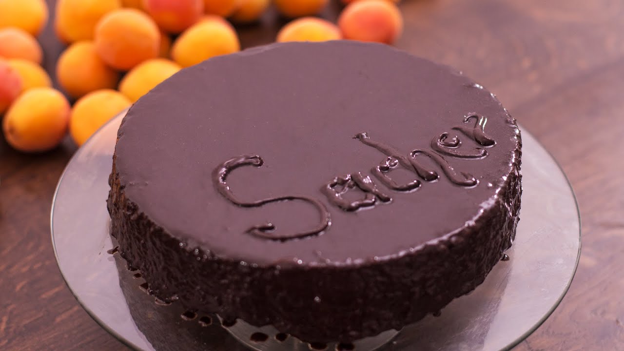 Sacher Torte – Chocolate Cake with Apricot Jam Filling Recipe