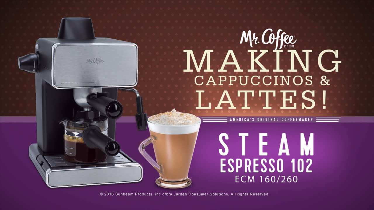 Mr. Coffee® Espresso Maker –  Making Capuccino & Latte